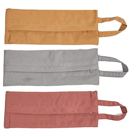 Kissvian Travel Packing Organizers, Portable Storage Bags for Socks, Panties, Cosmetics, Sundries, 3 Pieces Cover