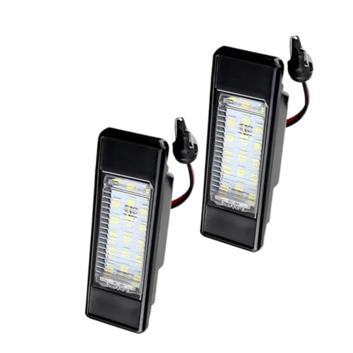 Piloto de matrícula de alta luminosidad para Nissan Qashqai J11, recambio impermeable
