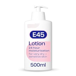 E45 Dermatological Moisturising Lotion 200 ml – Body Lotion – Daily Moisturiser for Long-Lasting Hydration for Dry Skin and Sensitive Skin – Protect from Dryness, Reduce Redness and Flaking