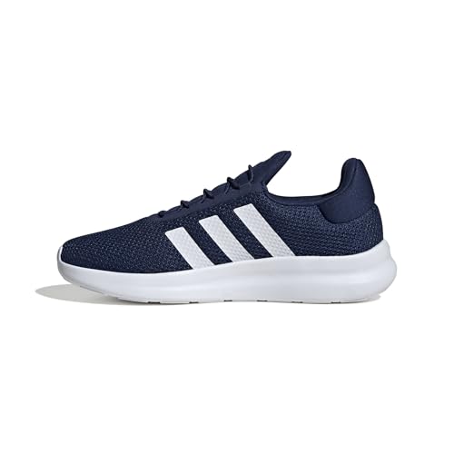 Adidas Lite Racer 4.0 Shoes Chaussures Homme, Bleu Foncé FTWR White Core Noir, 46 EU