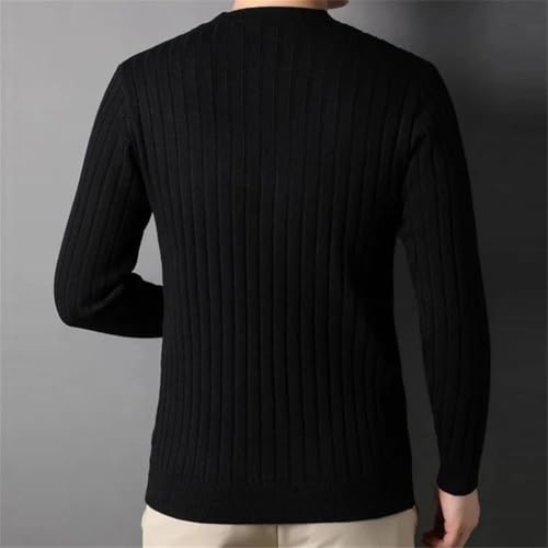 Men's Pullover Sweaters V-Neck Long Sleeve Solid Knitting Casual Simple Korean Tops2