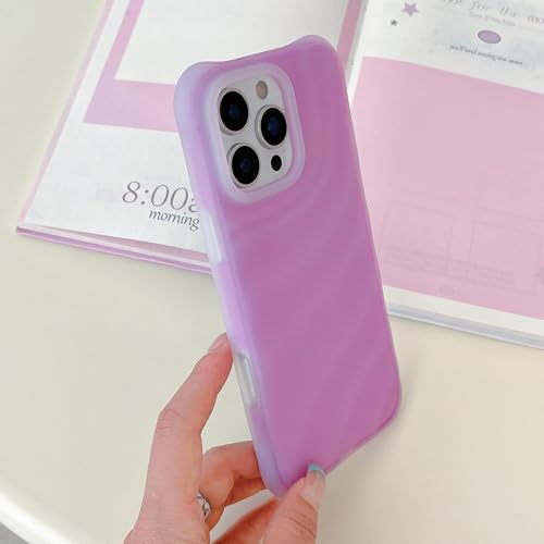 Coque de luxe en silicone liquide iPhone 15 Pro violette résistante