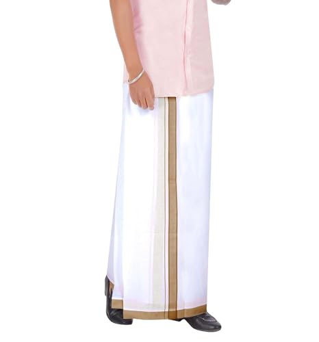 Cotton Dobby Design Border Dhotis Cotton Vesti Mundu Sarong Kerala Kasavu Border Dhoti