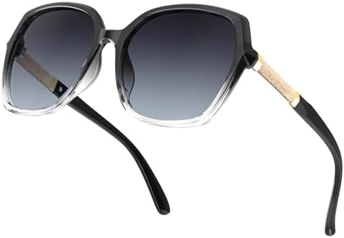 NSSIW Polarized Sunglasses Womens Sunglasses: Trendy Fashion Oversized Sun Glasses UV400 Protection for Driving Vacation