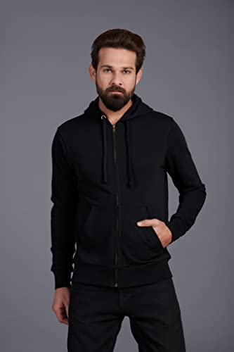 Image of Go Devil Regular Fit 100% Cotton Full Sleeves Winter Wear Stylish Trendy Printed Hoodies Sweatshirt for Men /Boys with Pockets for Everyday Use