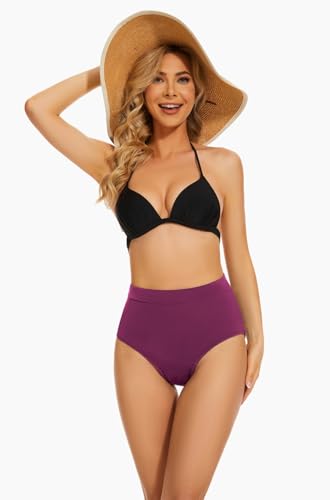Image of Period Swimwear Leakproof Bikini Swim Bottoms for Teens Girls Women