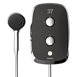 Aqualisa e-Motion Space Grey Electric Shower Digital Display 3 Spray Patterns 10.5KW