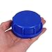 Luxshiny 12pcs Blue Plastic Drum Sealing Caps with Gasket for 10l to 30l Industrial Buckets, Reusable Screw-on Water Drum Lids Suitable for Paint, Oil, and Food Storage