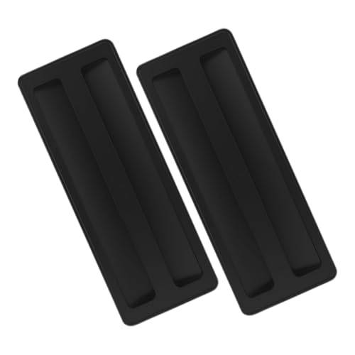 2pcs 2 Silicone Toaster Cover Black Appliance Protection for Bread Maker Easy to Clean and Use Toaster Accessory Cover Dust