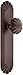 Trenton Door Set with Fluted Brass Knobs Passage in Oil Rubbed Bronze. Interior Door Sets.