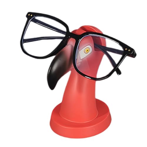 Generico Occhiali Fatti A Mano - Supporto Per Flamenco Rosso | Mostra In Legno Dcorativa, Creativa E Moderna, Fatta A Mano, Casa, Lavoro, Comodo, Bagno, Camera Da Letto Ed Esterno