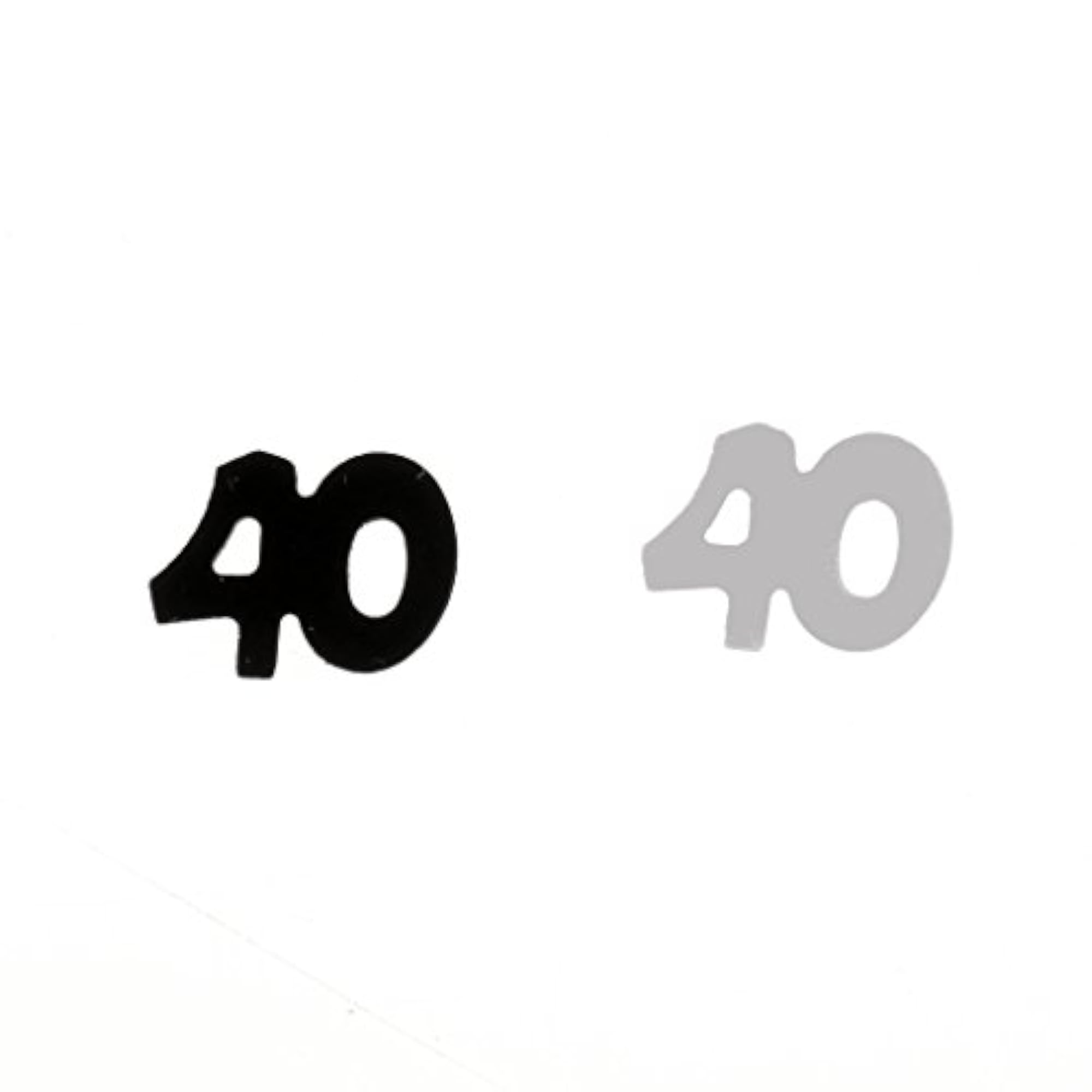 Birthday Celebration Confetti Party Decor Scatter Sprinkles Number 40