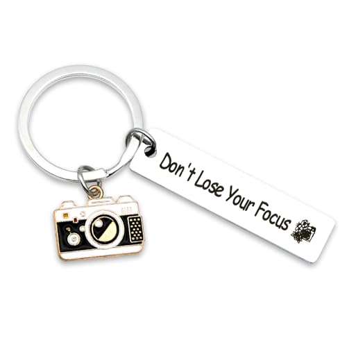Photographer Gifts for Women Men Camera Lovers Keychain Christmas Birthday