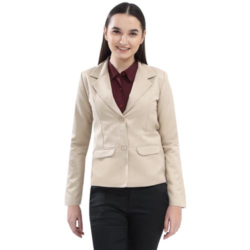Image of Women's Formal Blazer | Regular Fit | Full Sleeve with 2 Front Pocket Ultra Light Fabric | Office /Meetings