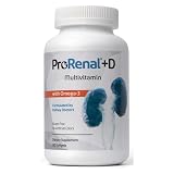 ProRenal+D with Omega-3 Fish Oil Kidney Multivitamin 180 Softgels, 90-Day Supply