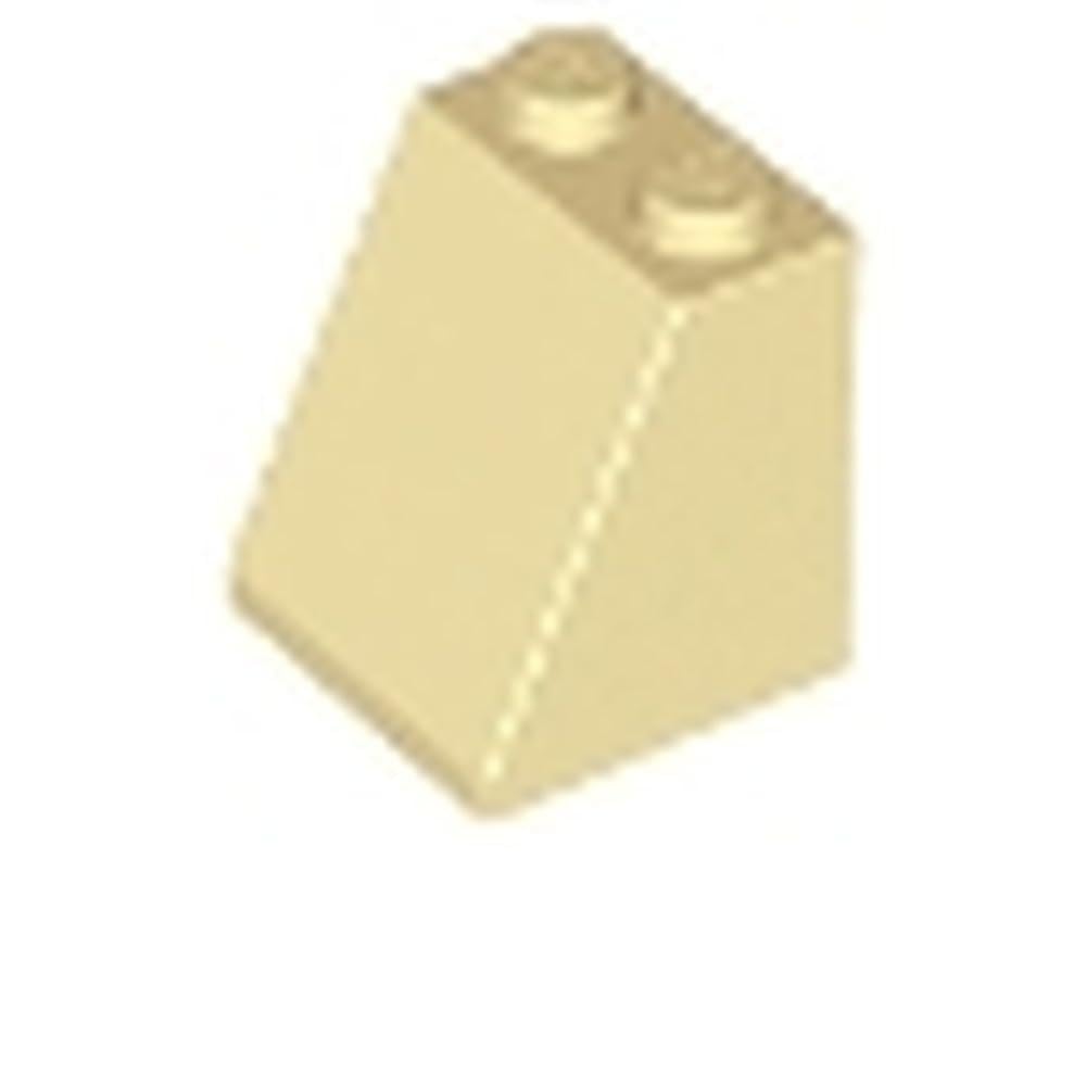 LEGO Slope 65 2 x 2 x 2 with Bottom Tube, Part 3678b, Choose Your Colour (Tan, 5, count) — image 1