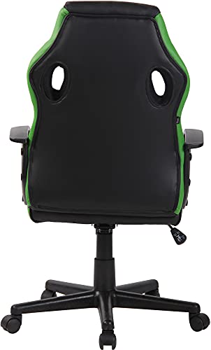 Sedia Da Ufficio Ergonomica Con Ruote Glendale I Poltrona Gamer Multicolore Con Fodera In Similpelle I Regolabile E Con Schienale Alto, Colore:nero/verde - Sedia gaming - Immagine 5