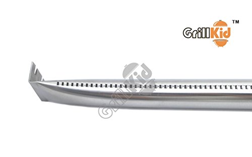 Grillkid Bs363 Stainless Steel Burner For Select Grill Items By Sterling Forge, Costco Kirkland, Nexgrill, Charmglow, Perfect Glo, Permasteel, Compatible With Part #10361, Ctb1, Bbq49008, Set Of 3 #TOP3