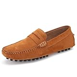 Mocasines para Hombre Mocasines para Hombre Antideslizante Zapatos Casuales de Cuero Transpirable Plana