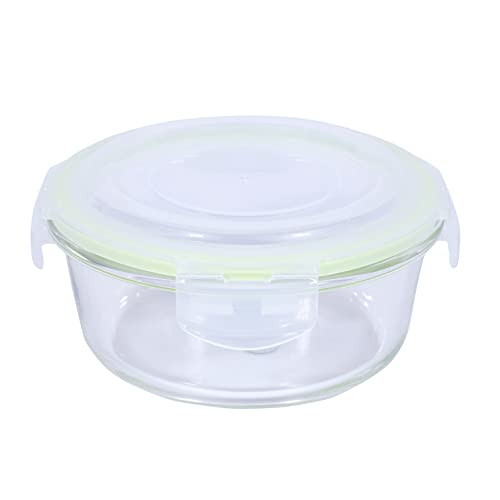 Image of Jaypee Plus Klaro Round 620ML Glass Storange Container Transparent (Pack of 1)