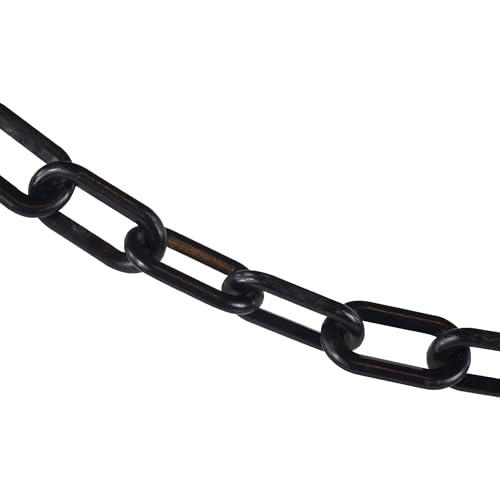 Image of Mr. Chain Plastic Barrier Chain, Black, 25 ft Length (50003-25)