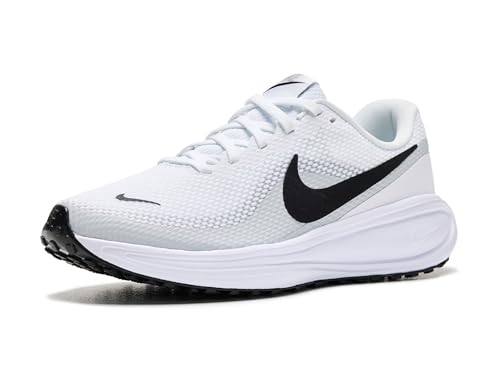 Nike Women's Revolution 8 Road Running Shoes, White/black-pure Platinum, 7 Ex...
