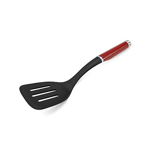 KitchenAid Gourmet Nylon Slotted Turner, one size, Matte Red
