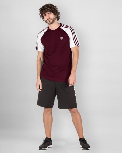 Image of Noble Monk Men's Regular Fit T Shirt |Half Sleeves |Round Neck | Casual T-Shirt for Me