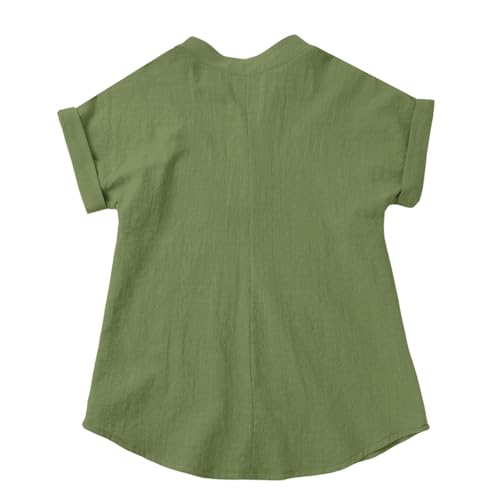 Teen Girls' 3/4 Sleeve T Shirts Summer Cute Crewneck Basic Tees Casual Blouse 2025 Summer Beach Tops4