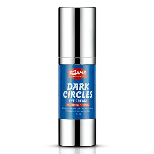 IGAME Dark Circle Eye Cream, Eye Cream Anti aging, Hydrating, Repairing, Eye Gel with Hyaluronic Acid, Nicotinamide, Polypeptides, Caffeine-American Brand