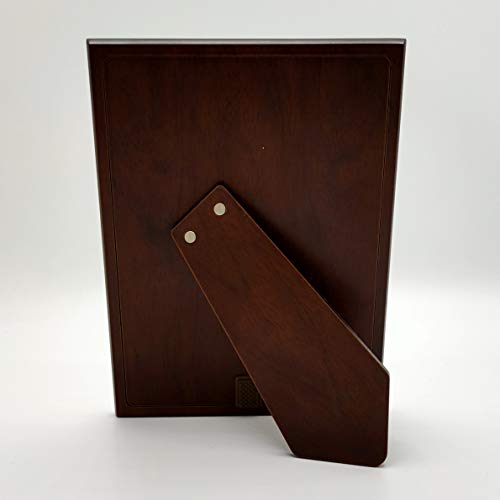 SEC OF FLORENCE 7309/13 x 18 Bilderrahmen aus massivem 925er Silber mit Rückseite aus Mahagoni-Holz – Bild 3