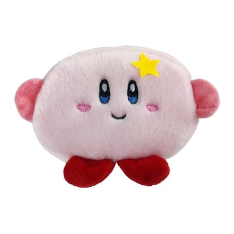BRTOO Cute Coin Purse Plush Animal Coin Pouch Small Funny Kawaii Change Purses with Zipper Mini Cute Wallet Shark Bag for Women & Girl (Pink star) Cover