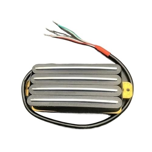Paquete de 2 pastillas Humbucker de doble hoja 18K de alto rendimiento negro para guitarra eléctrica...