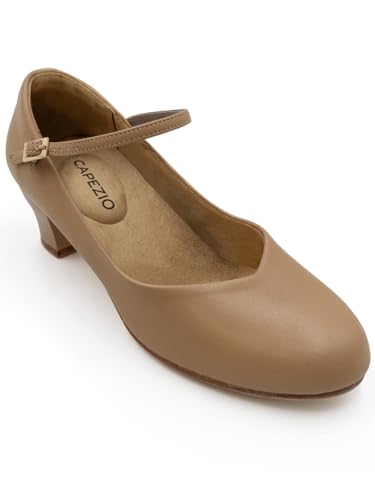 Capezio Cassie Jr. Character Shoe - Child, Caramel, 2 M2