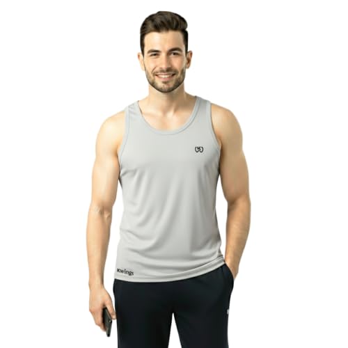 kwings Men Sando || Gym Sando for Men || Solid Sleeveless Sports Sando for Mens || Jacquard Fabric-picture-38