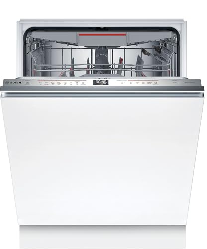 Bosch SMH6ECX12E Serie 6, Lavavajillas empotrable totalmente oculto, bisagras deslizantes, Home Connect, Extra Clean zone: lavado intenso para la suciedad más difícil, Status Light, 60 cm