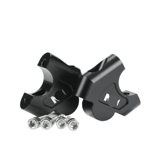 Elevadores manillar motocicleta NX 500 y NX400 abrazadera extensión negra