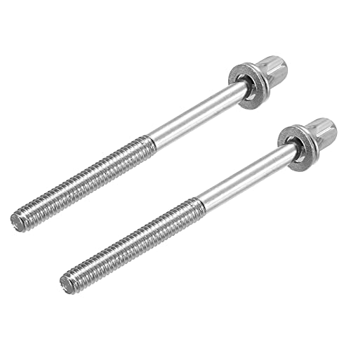 MECCANIXITY ドラム突っ張り棒 M5 x 70mm バスドラム用 金具 パーツ アクセサリー 2個パック