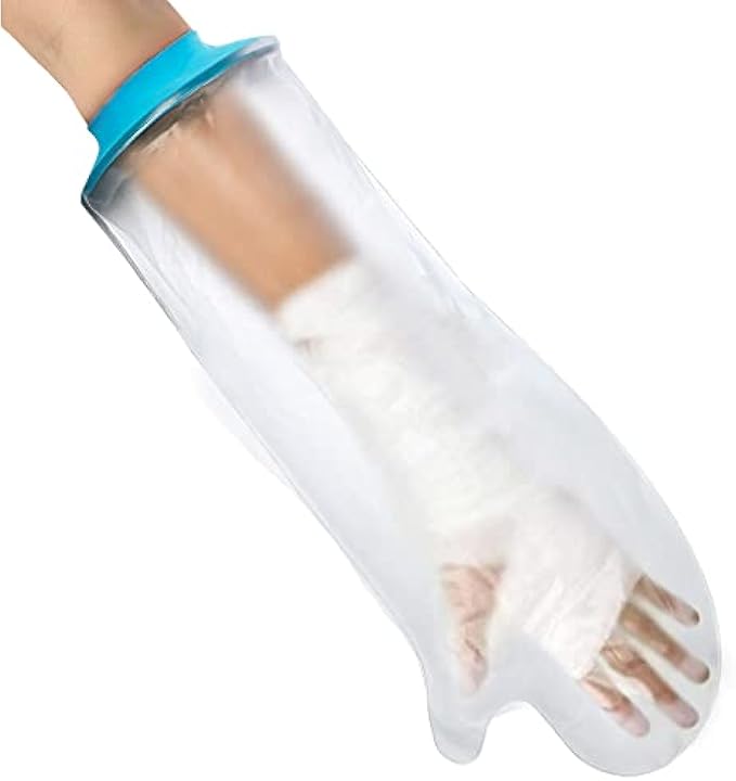 Cast Covers for Shower Arm Kids Waterproof Bath Soft comfortable Watertight seal to Keep Wounds Dry,Child Bandage Protector Covers Broken Hand,Wrist, Finger,Elbow,Fit Arm Circumference 6.3" to14.9"