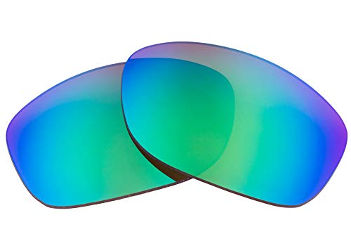 交換用レンズ Oakley JAWBONE サングラス用 オークリー ジョウボーン (通気孔なし, 偏光ブラウンw/グリーンミラー)