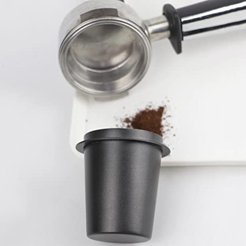 #N/A Regenerierbarer Kaffeestaubbehälter für 58 Mm Kaffeemühlen Manipulator, Schwarz – Bild 8