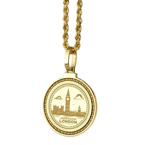 Collier pendentif rond de 28 mm contre les bijoux qui ternissent