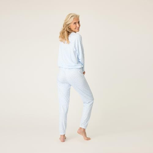 Image of PJ Salvage Women's [Amazon Exclusive] Cloud Jersey Jogger Pajama 2-piece Pj Set