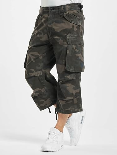 Men's Industry Vintage 3/4 Shorts Olive3