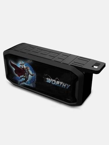 Image of Macmerise Worthy Thor Attack 6W Wireless Bluetooth Portable Speaker with USB Support, SD Card, AUX, Upto 3hrs Playtime*, IPX7 Water & Dust Proof, TWS Function, Powerful Bass, FM & Call Function