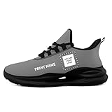 Custom Solid Color Sneakers for Men Women Print with Your Need Personalized Running Walking Tennis White Black Sports Shoes