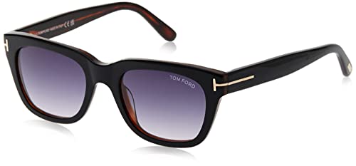 Tom Ford Snowdon Sunglasses Black Havana - FT0237 05B 50 FT0237 05B 50, Black on Dark Havana, 50-20-145