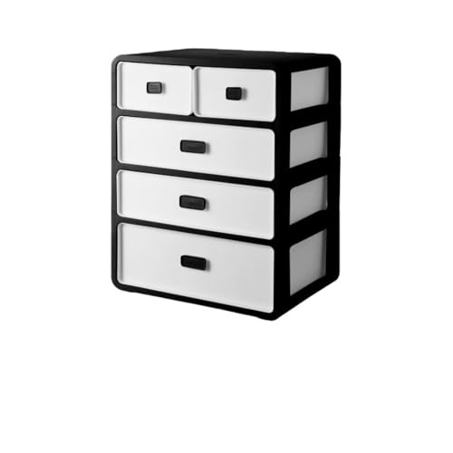 EnergyLion収納ボックス 引き出し2/3 4段 大容量 プラスチックケース 文房具 化粧品 下着・パンツ・靴下収納 家庭用 ベッドサイドキャビネット どんな場合でも適用、寝室、ビジネス、オフィス 防虫、防カビ、防湿、防塵はもちろん 耐久性も 通気性