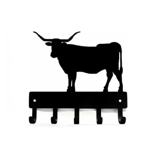 Ganchos para abrigos de pared y llavero decorativo de metal para toallas