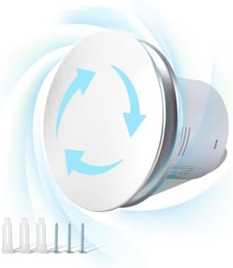 BigKing Extracteur d'Air 99 mm, Ventilateur de Salle de Bain Sile...